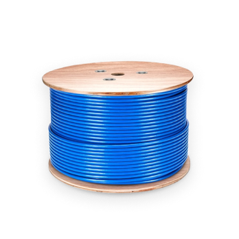 7ft (2.1m) Cat6 28AWG UTP CM Slim Patch Cord, Snagless RJ45, Blue